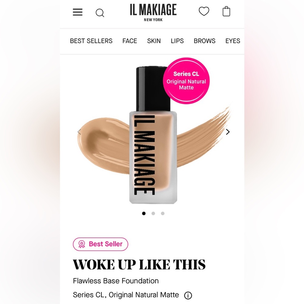 Il MAKIAGE Woke Up Like This foundation shade #60
